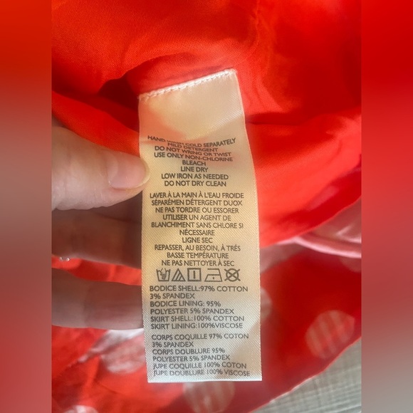 NWT Maeve Anthropologie Mini Dress XS Polka Dot Red - Picture 7 of 11